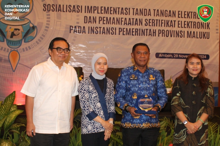 Kemkomdigi Sosialisasi Implementasi TTE Maluku