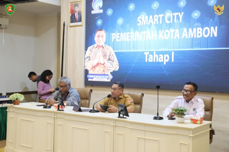 Pemkot Ambon Gelar Rapat Dewan Smart City Tahap I